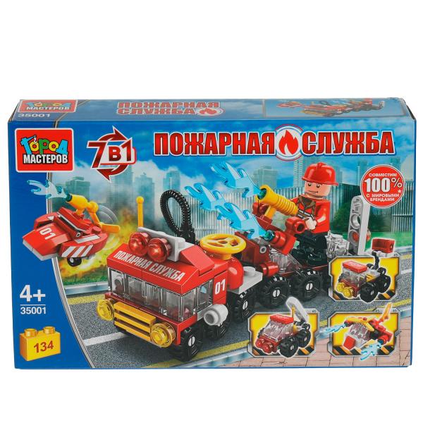 Конструктор ПОЖАРНАЯ МАШИНА 7в1, 134 дет. Город мастеров 337233 Конструктор ПОЖАРНАЯ МАШИНА 7в1, 134 дет. Город мастеров 337233 купить mirdetstva-gran.ru
