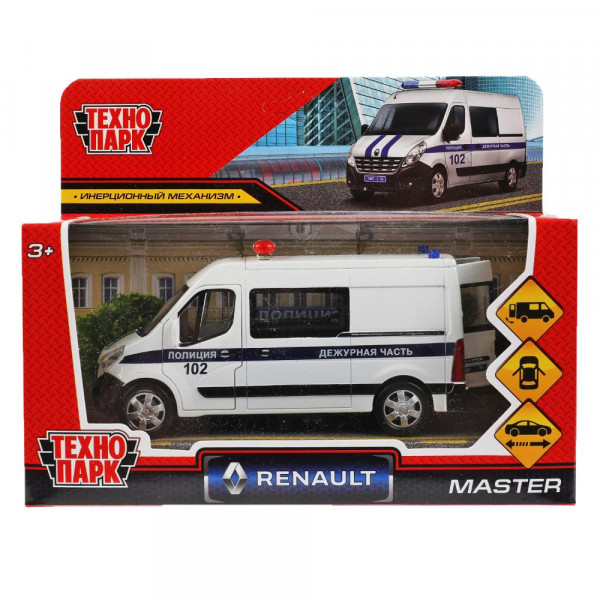 ТМ Технопарк. Машина металл RENAULT master ПОЛИЦИЯ длина 14 см, 326462 ТМ Технопарк. Машина металл RENAULT master ПОЛИЦИЯ длина 14 см, 326462 купить mirdetstva-gran.ru