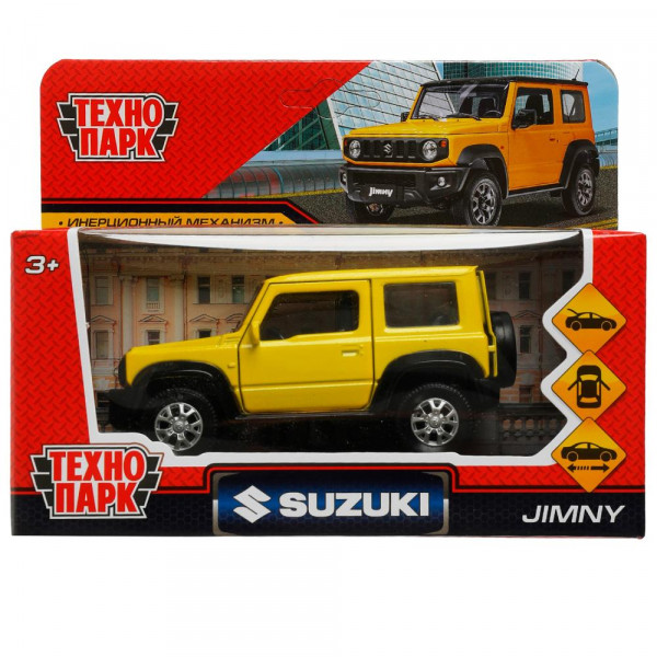 ТМ Технопарк. Машина металл SUZUKI JIMNY 11,5 см, двери, багаж, инерц, желтый, 335447 ТМ Технопарк. Машина металл SUZUKI JIMNY 11,5 см, двери, багаж, инерц, желтый, 335447 купить mirdetstva-gran.ru
