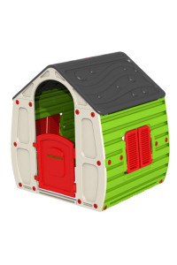 STARPLAY Игровой Дом Magical House Classic/Серый/Зеленый (102x90x109h)