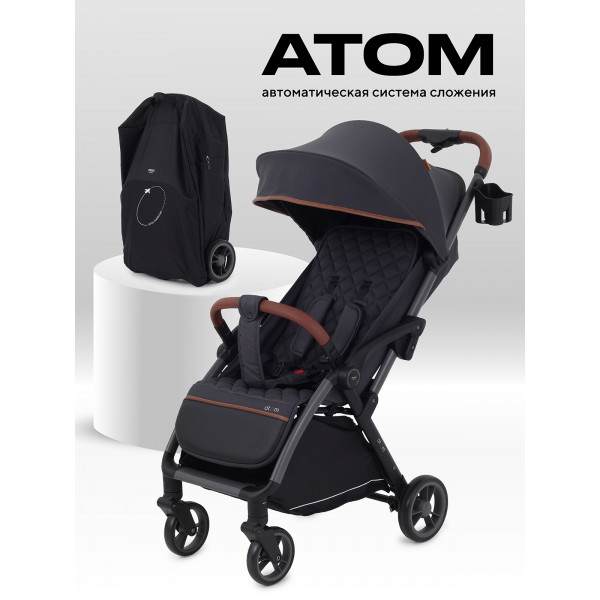 Коляска прогулочная Mowbaby Atom Graphite Коляска прогулочная Mowbaby Atom Graphite