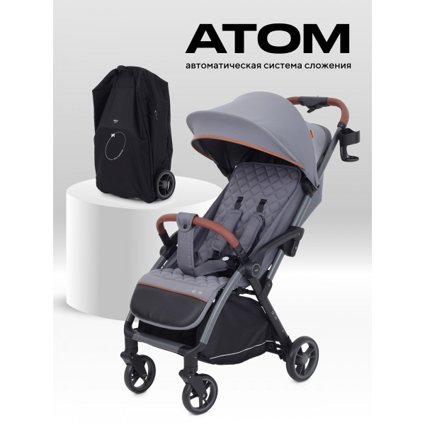 Коляска прогулочная Mowbaby Atom Grey Коляска прогулочная Mowbaby Atom Grey