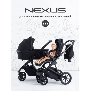 Коляска 3 в 1 Rant Basic Nexus Black