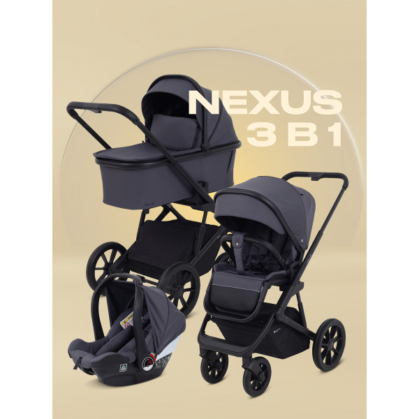 Коляска 3 в 1 Rant Basic Nexus 2025 Graphite Коляска 3 в 1 Rant Basic Nexus 2025 Graphite