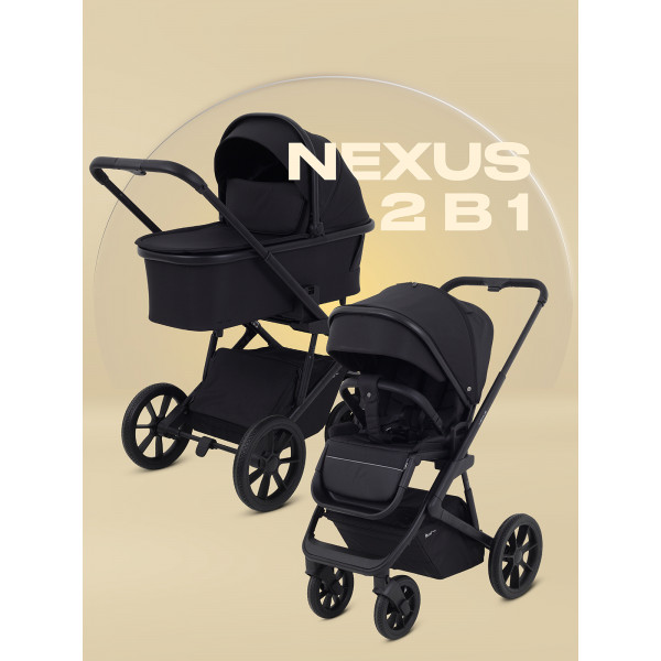 Коляска 2 в 1 Rant Basic Nexus 2025 Midnight Black Коляска 2 в 1 Rant Basic Nexus 2025 Midnight Black