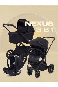 Коляска 3 в 1 Rant Basic Nexus 2025 Midnight Black
