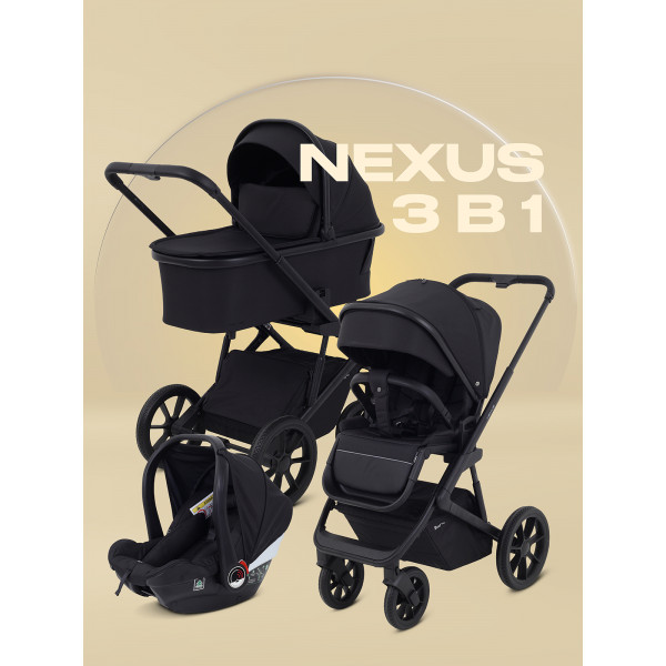 Коляска 3 в 1 Rant Basic Nexus 2025 Midnight Black Коляска 3 в 1 Rant Basic Nexus 2025 Midnight Black