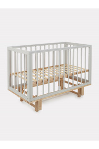 Кроватка Mowbaby Lilla маятник Crystal beige