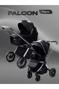 Коляска 2 в 1 Rant Falcon Therm Black