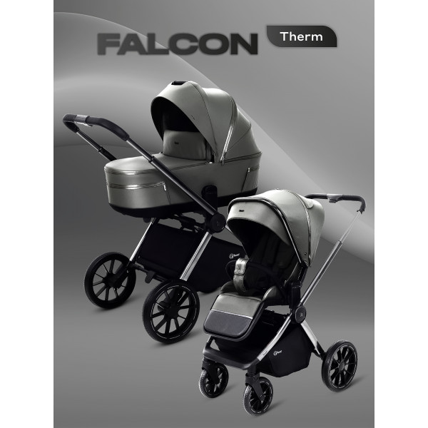 Коляска 2 в 1 Rant Falcon Therm Dark green