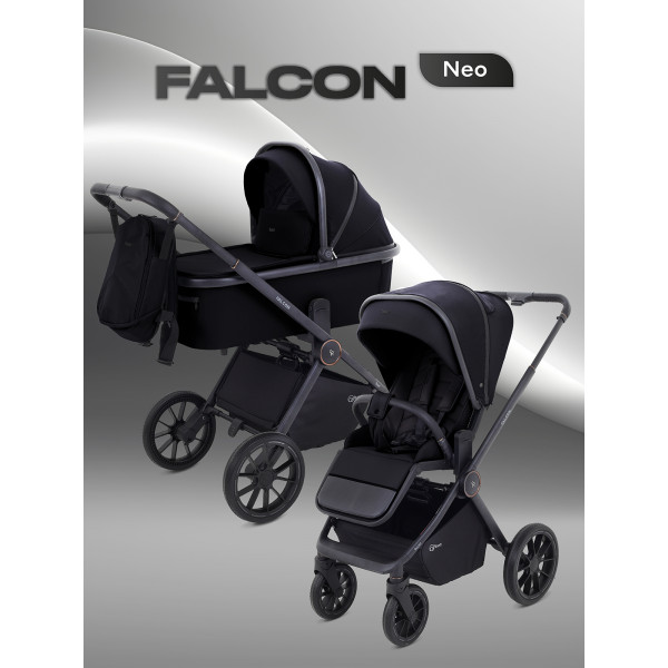 Коляска 2 в 1 Rant Falcon Neo Black