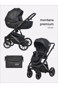 Коляска 2 в 1 Riko Basic Montana Premium Silver 22