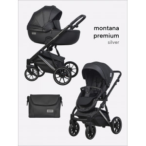 Коляска 2 в 1 Riko Basic Montana Premium Silver 22