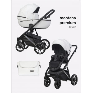 Коляска 2 в 1 Riko Basic Montana Premium Silver 21