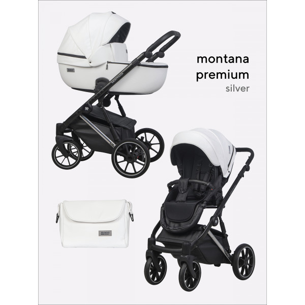 Коляска 2 в 1 Riko Basic Montana Premium Silver 21 Коляска 2 в 1 Riko Basic Montana Premium Silver 21