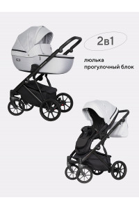 Коляска 2 в 1 Riko Basic Montana 03 серый