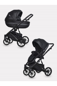 Коляска 2 в 1 Riko Basic Delta Ecco 15 black