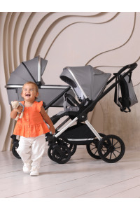 Коляска 2 в 1 Mowbaby Tilda Grey