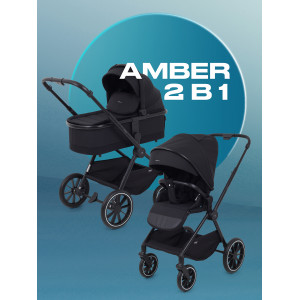 Коляска 2 в 1 Mowbaby Amber Black