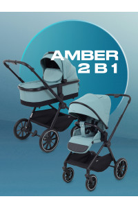 Коляска 2 в 1 Mowbaby Amber Mint