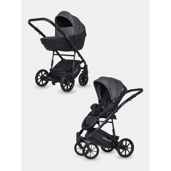 Коляска 2 в 1 Riko Basic Pacco 04 carbon Коляска 2 в 1 Riko Basic Pacco 04 carbon купить mirdetstva-gran.ru