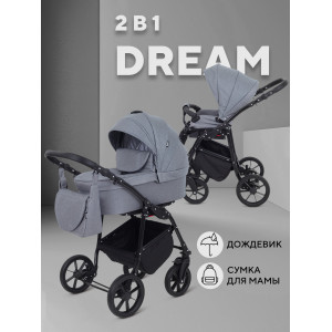 Коляска 2 в 1 Rant Dream 2024 07 серый