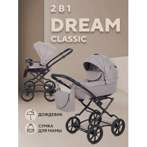 Коляска 2 в 1 Rant Dream Classic 2024 06 бежевый