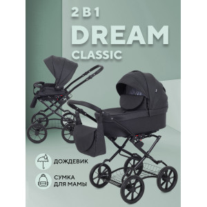 Коляска 2 в 1 Rant Dream Classic 2024 08 графит
