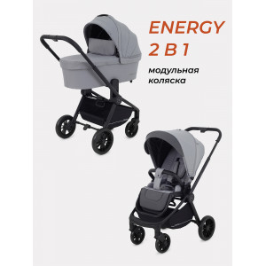 Коляска 2 в 1 Rant Basic Energy Grey 2024