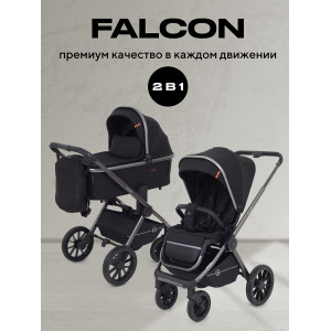 Коляска 2 в 1 Rant Falcon Black