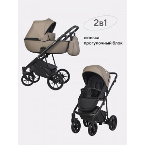 Коляска 2 в 1 Riko Basic Leon 02 Beige