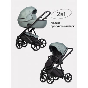 Коляска 2 в 1 Riko Basic Montana 2025 51 Green