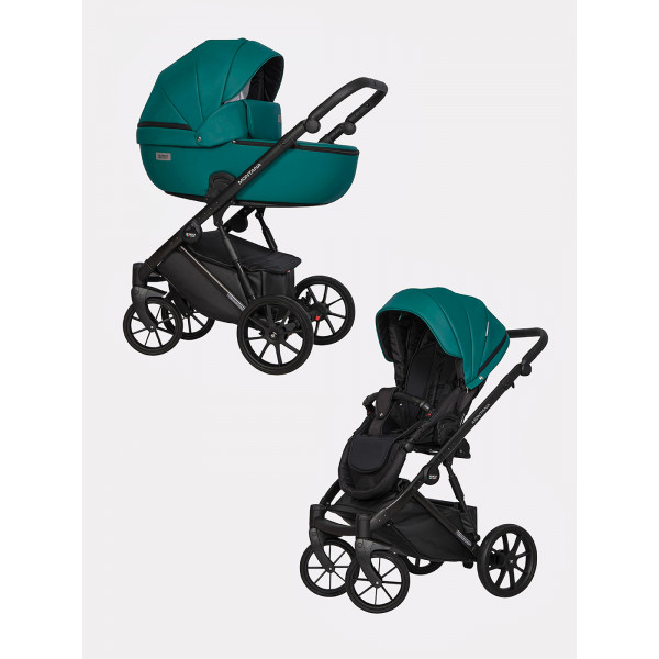 Коляска 2 в 1 Riko Basic Montana Ecco 13 emerald Коляска 2 в 1 Riko Basic Montana Ecco 13 emerald