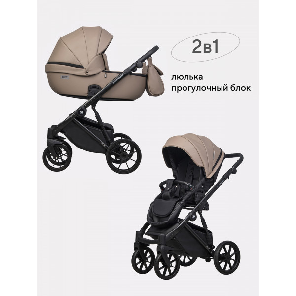 Коляска 2 в 1 Riko Basic Montana Ecco 22 Beige