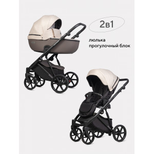 Коляска 2 в 1 Riko Basic Montana Plus 43 Mocca