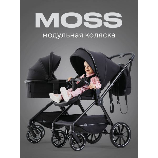 Коляска 2 в 1 Rant Moss Midnight black