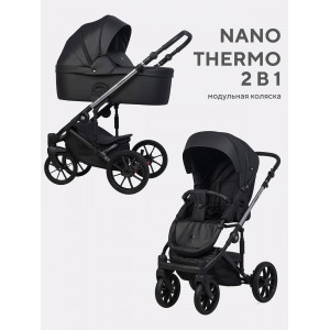 Коляска 2 в 1 Riko Nano Thermo 01 Black