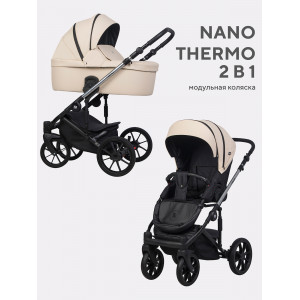 Коляска 2 в 1 Riko Nano Thermo 03 Ivory beige
