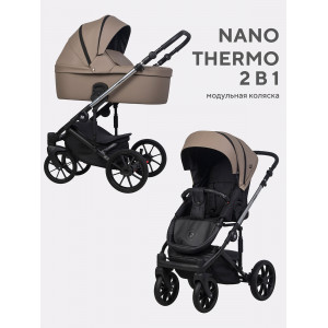 Коляска 2 в 1 Riko Nano Thermo 04 Cappucino