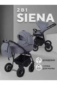 Коляска 2 в 1 Rant Siena 2024 07 серый
