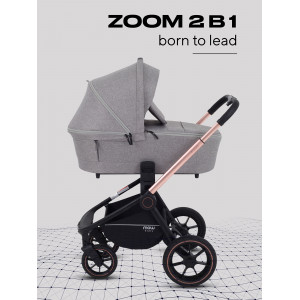 Коляска 2 в 1 Mowbaby Zoom PU gold beige
