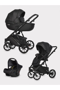 Коляска 3 в 1 Riko Basic Montana Ecco 12 black
