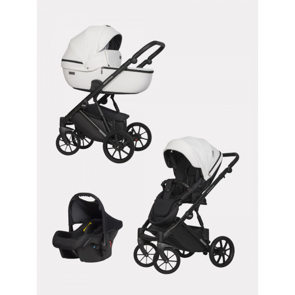 Коляска 3 в 1 Riko Basic Montana Ecco 11 white Коляска 3 в 1 Riko Basic Montana Ecco 11 white