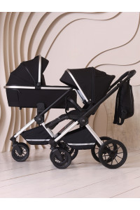 Коляска 3 в 1 Mowbaby Tilda Black