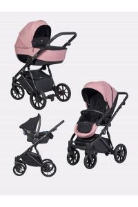 Коляска 3 в 1 Riko Brano Pro Energy pink