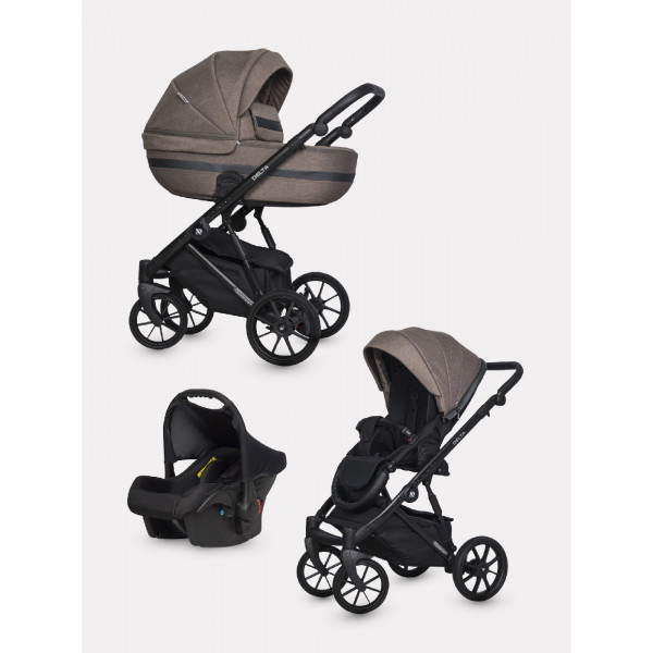 Коляска 3 в 1 Riko Basic Delta 03 Cappucino купить mirdetstva-gran.ru
