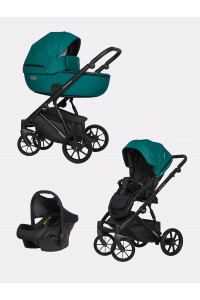 Коляска 3 в 1 Riko Basic Montana Ecco 13 emerald