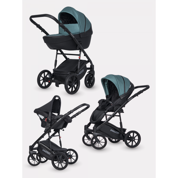 Коляска 3 в 1 Riko Basic Pacco 03 lagoon купить mirdetstva-gran.ru