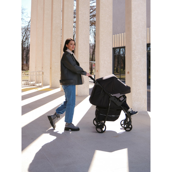 Коляска прогулочная Mowbaby Cross Gold Black Коляска прогулочная Mowbaby Cross Gold Black