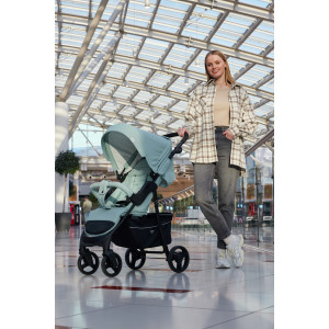 Коляска прогулочная Mowbaby Cross 2024 mint